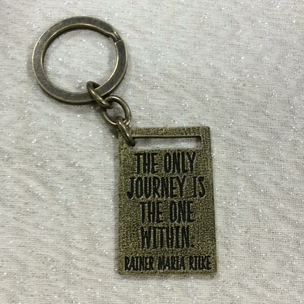 Lenny and Eva key ring